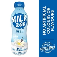 Lait's Go Lait partiellement écrémé à la vanille 1% 473 mL