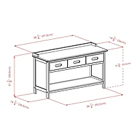 Adriana storage Bench & baskets