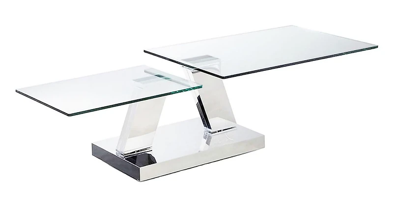 Canadian Manhattan Extendable Coffee Table Silver