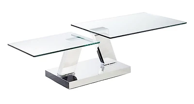 Canadian Manhattan Extendable Coffee Table Silver