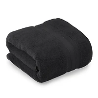 Ensemble de 6 serviettes de bain unies hometrends, noir 2 serviettes de bain 30 x 54 po, 2 serviettes à main 16 x 28 po, 2 débarbouillettes 13 x 13 po