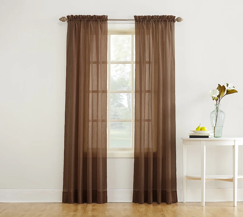 SUN TEXTILE CRUSHED ROD POCKET CURTAIN