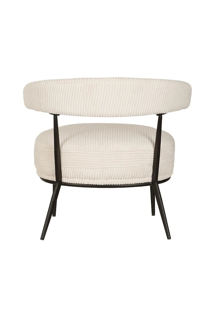 Eliza Accent Chair, Cream