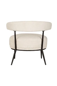 Eliza Accent Chair, Cream