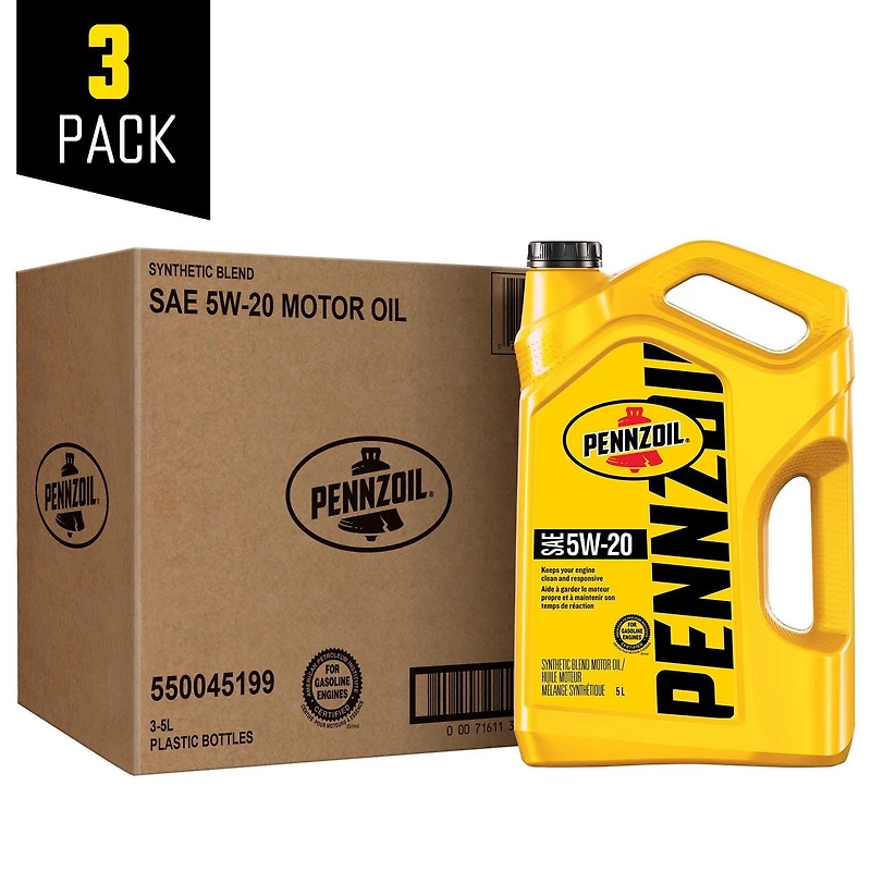 Pennzoil® Motor Oil 5W-20 jugs 3x5L