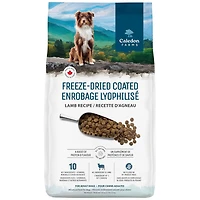 Croquettes pour chiens Caledon Farms, 100 % naturelles, lyophilisées, à base d'agneau enrobé, 3,5 kg Croquettes d'agneau enrobées lyophilisées