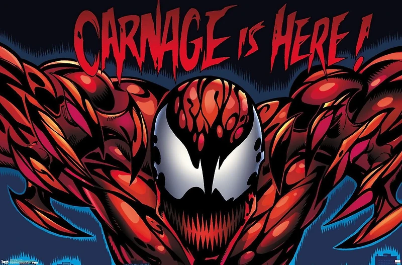 Marvel Comics Carnage - Classic Wall Poster, 22.375" x 34"