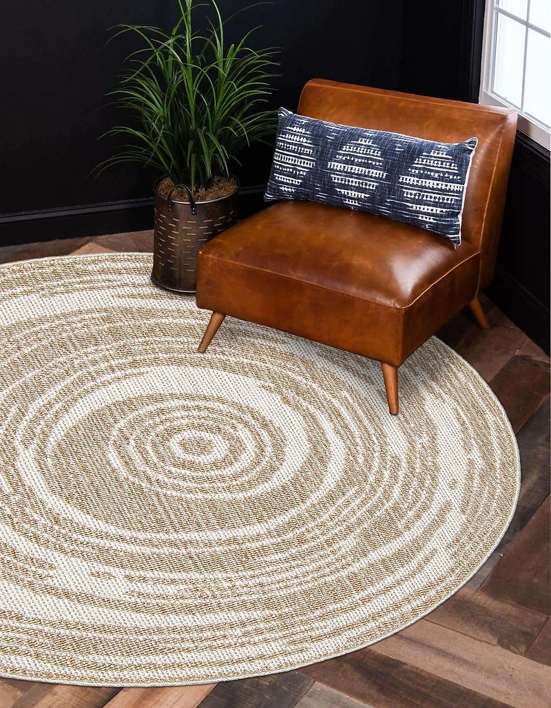 ECARPET Jute Style Area Rug for Bedroom, Living Room, Dining Room Merry Collection