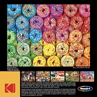 Kodak 550 Piece Jigsaw Puzzle - Rainbow Donuts
