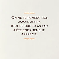 Hallmark Thank You Card (Mille Mercis)