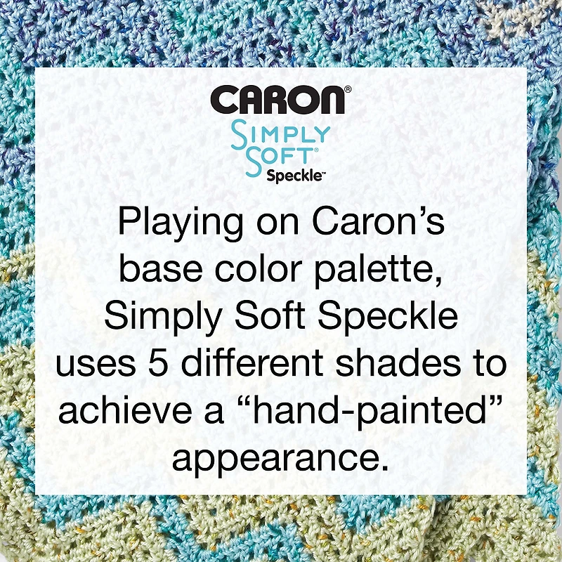 Caron® Simply Soft® Speckle™ Yarn, Acrylic #4 Medium, 5oz/141g, 235 Yards