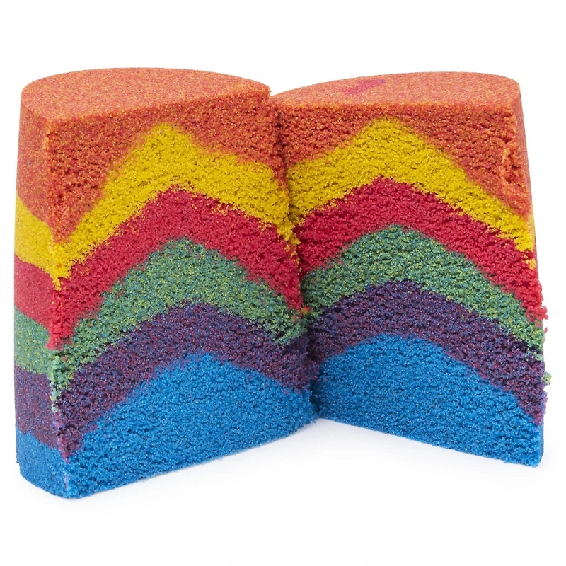 Kinetic Sand, Coffret Mélange arc-en-ciel avec 3 couleurs de sable Kinetic Sand (382 g) et 6 outils, pour les enfants à partir de 3 ans Kinetic Sand, Coffret Mélange