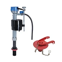 Fluidmaster K-400H-034-P2 PerforMAX Fill Valve and 2 inch Flapper Toilet Repair Kit