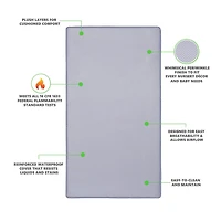 Dream On Me Starbright Breathable Fiber Crib and Toddler Mattress