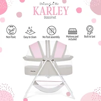Bassinette Karley Dream On Me Berceau portable/pliable