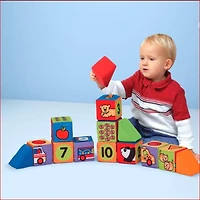 Melissa & Doug Match & Build Soft Blocks