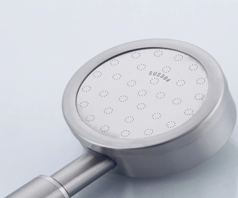 DROP Bath and Kitchen Pomme de douche à main moderne en acier inoxydable avec chute de pluie en chrome - DR091041