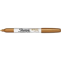 Marqueurs permanents métalliques Sharpie, pointe fine, or