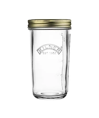Kilner Wide Mouth Glass Mason Jars with Sealing Lids, 500ml