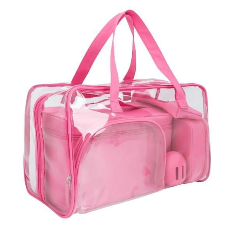 Equate Beauty cosmetic bag - 6-Piece Value Set - Pink