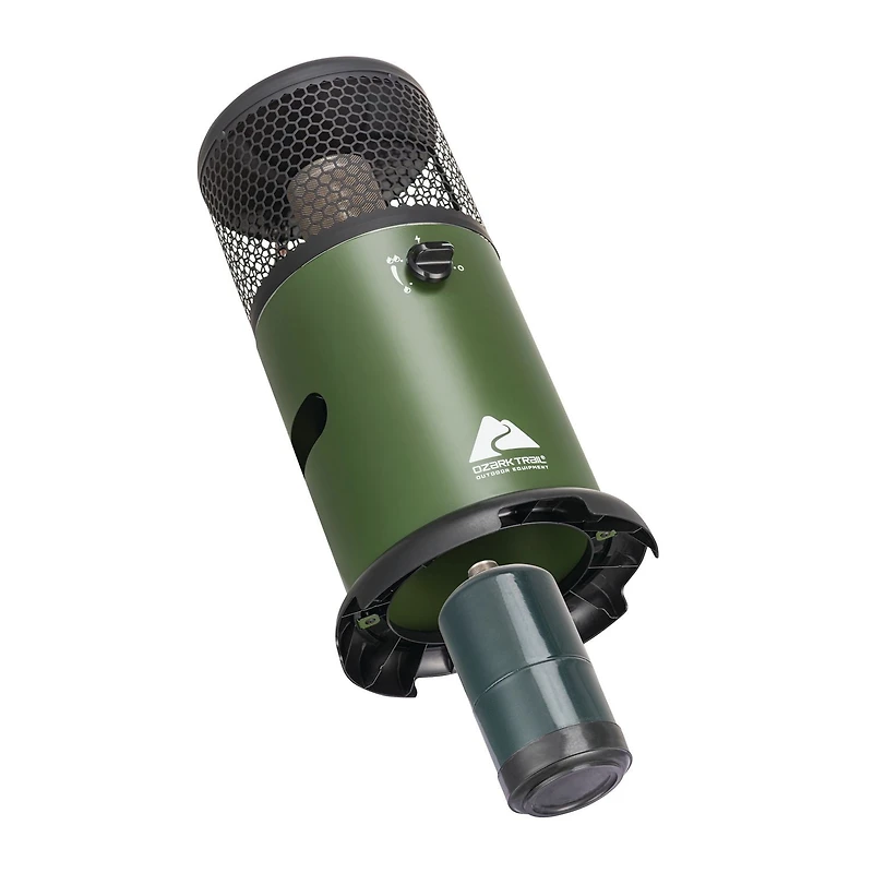 Ozark Trail 360 Degree Propane Portable Outdoor Heater, Green, Portable Outdoor Heater