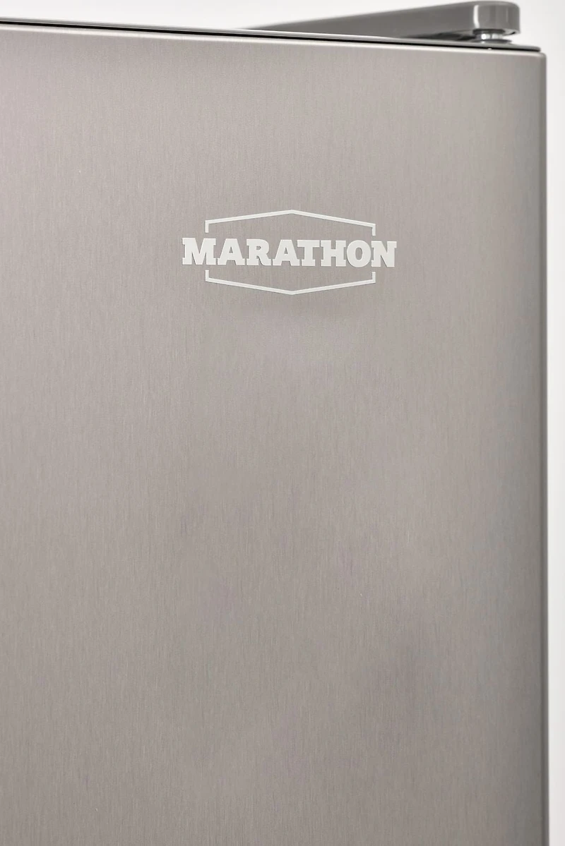Marathon Deluxe 11 pi.cu. Réfrigérateur tout acier incoxydable