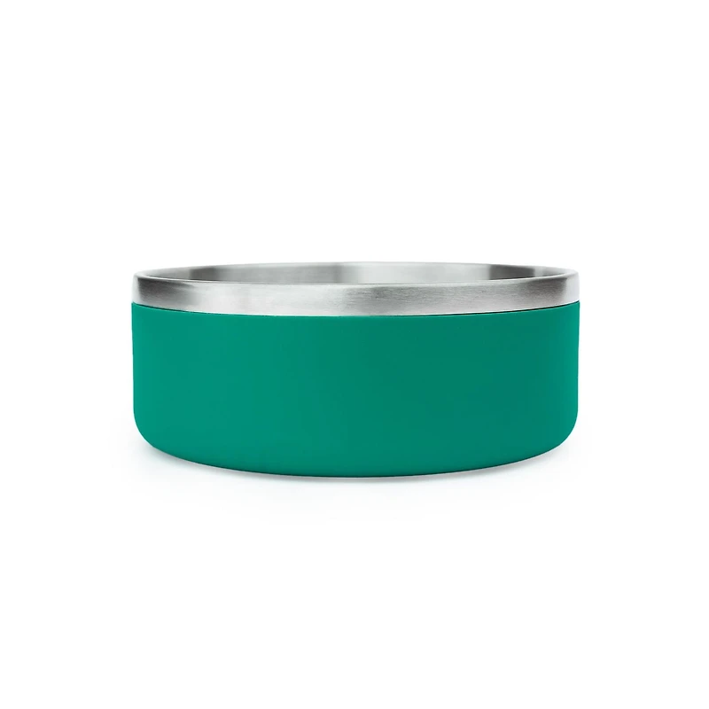 One Paw, Grand bol double en acier inoxydable pour chien, 2.1L