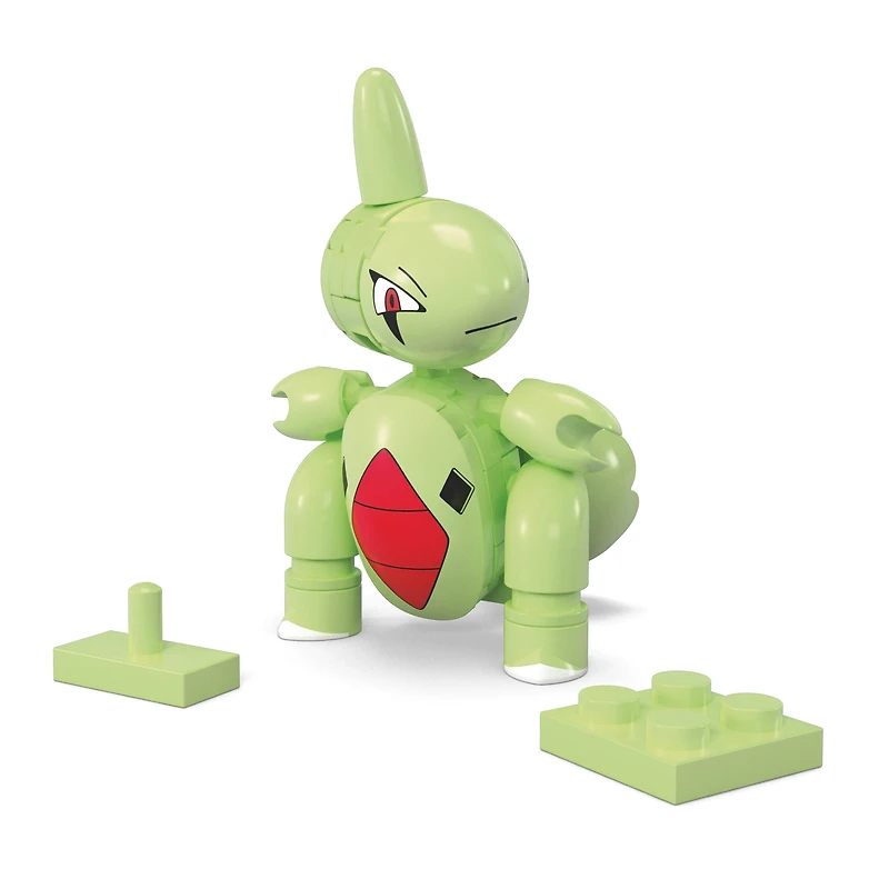 MEGA Pokémon Larvitar Building Toy Kit, Poseable Action Figure with Poké Ball (29 Pieces) for Kids