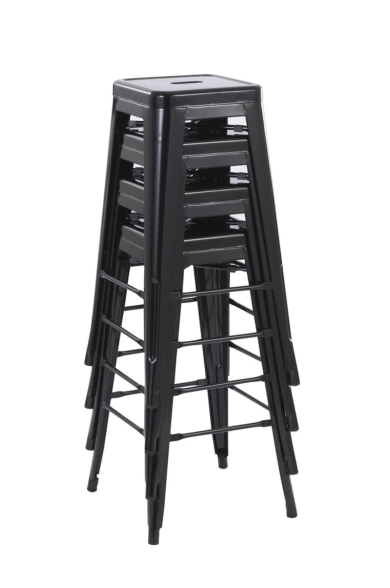 Mainstays 30 inch Metal Barstools Set of 4 - Multi Colors