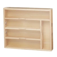 Panier de couverts en bois naturel Cambridge