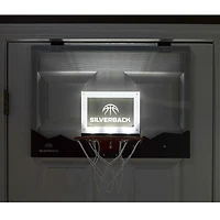Ensemble mini-panier de basket-ball à DEL de 18 po Silverback pour dessus de porte
