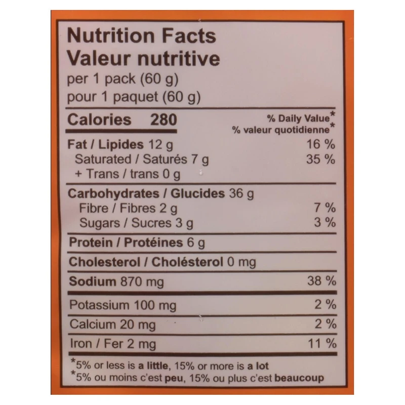 Lucky Me! Instant Pancit Canton Sweet & Spicy Flavour Multipack, 6 x 60g