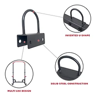 Sunny Health & Fitness U-Ring Attachment for Power Racks and Cages – SF-XFA005