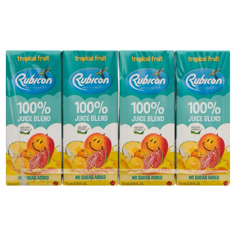 Rubicon Tropical Fruit 'No Sugar Added' 100% Juice Blend