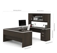 Bestar Ridgeley U-Shaped Desk