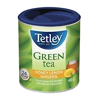 Tetley Honey Lemon Ginseng Green Tea, 24 tea bags