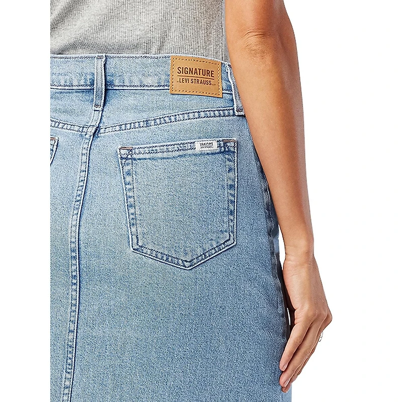 Levi Strauss SignatureMC Jupe midi d’époque pour femme Tailles offerte : 2 – 18