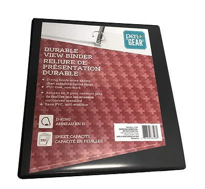 PEN+GEAR DURABLE VIEW 1`` BINDER