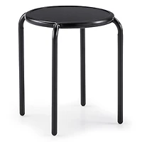 Mainstays Patio Stacking Side Table - Black