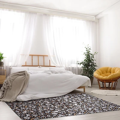 Tapis ECARPET Empreinte d'Animal Doux Collection Cheetah