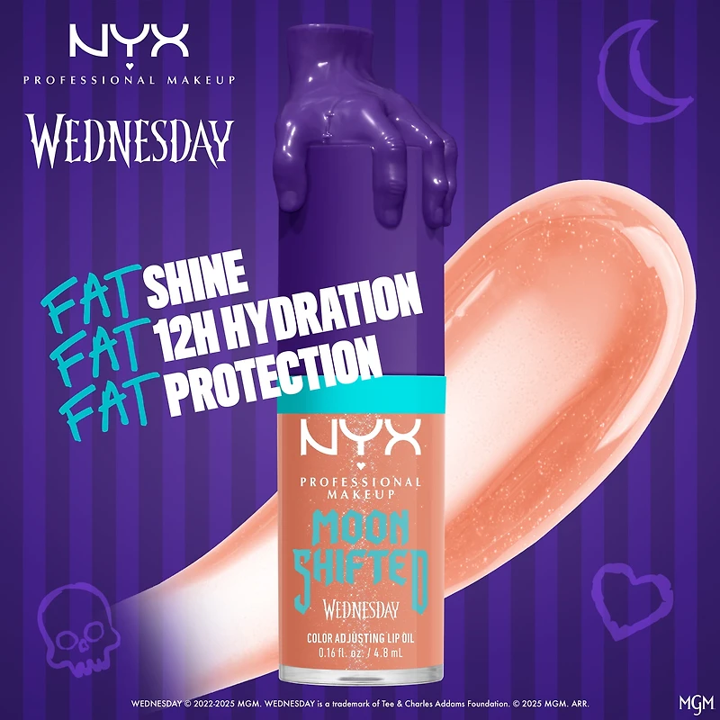Wednesday Colour-Shifting Lip Oil