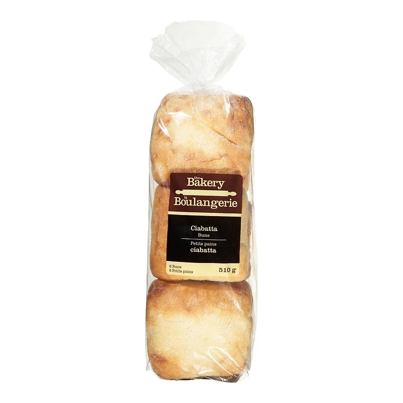 Petits Pains Ciabatta Mon marché fraîcheur 6 morceaux, 500 g