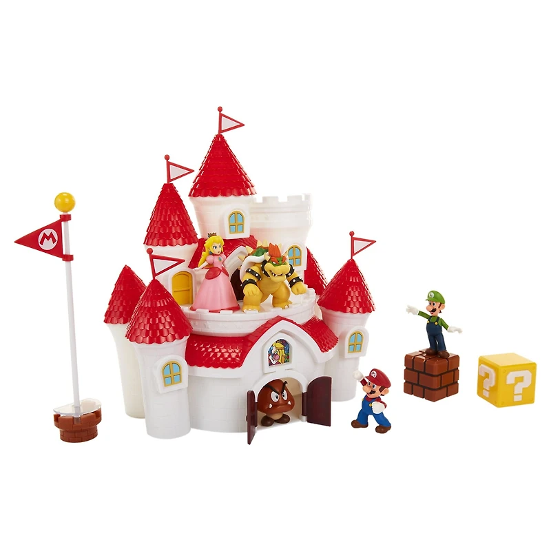 Super Mario Deluxe Mushroom Kingdom Castle Playset