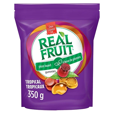 REALFRUIT Gelées tropicales Bonbons, Dare Real Fruit 350g