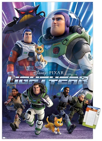Disney Pixar Lightyear - Group Wall Poster with Magnetic Frame, 22.375" x 34"