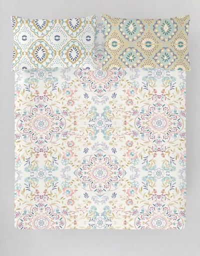Gouchee Home Imprimé Ero Bohème Ensemble de housse de couette en coton