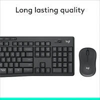 Logitech MK295 Silent Wireless Keyboard and Mouse Combo - Graphite, MK295