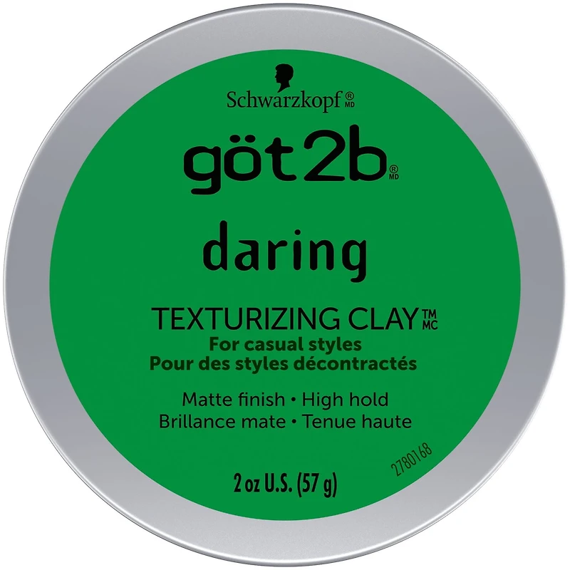 Schwarzkopf Göt2b Texturizing Clay Daring for Casual Styles 57 g, got2b Daring Texturizing Clay