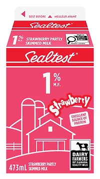 Sealtest Lait Partiellement Écrémé 1 % aux Fraises