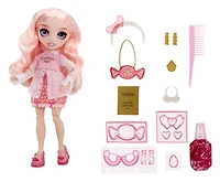 Rainbow High Creative Crystals Bella - Pink 11” Fashion Doll, SPARKLES IN PINK
